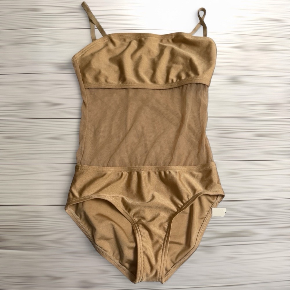 NATALIE DANCEWEAR 26073 Girls LC Undercover‎ Camisole Undergarment Leotard Beige